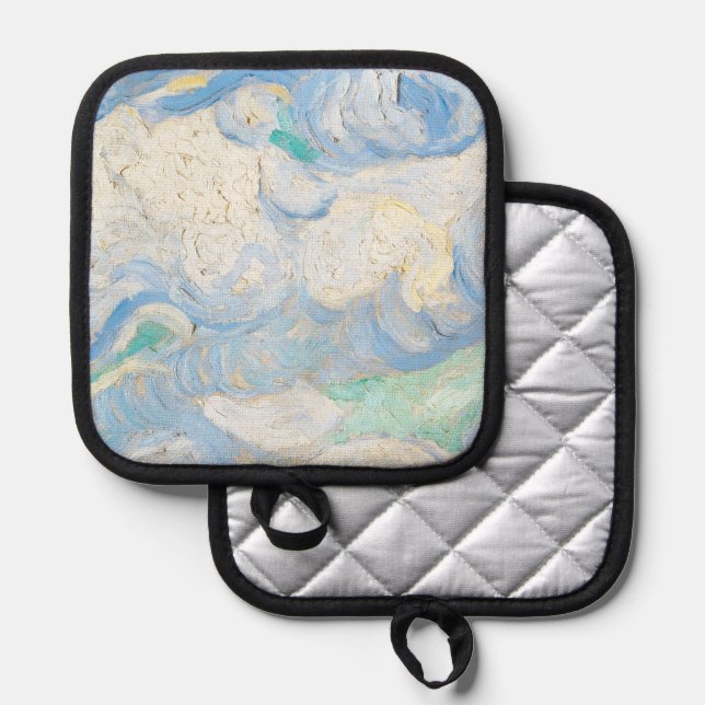 Porta Ollas fondo del cielo de Van Gogh (Anverso/Reverso)