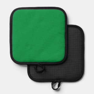 Porta Ollas fondo verde con borde blanco