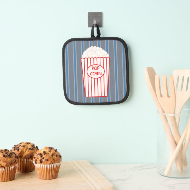 Porta Ollas Fun and Fancy Blue Gray Popcorn (Insitu (colgante))