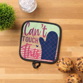 Porta Ollas Funny Retro Kitchen Oven Mitt |