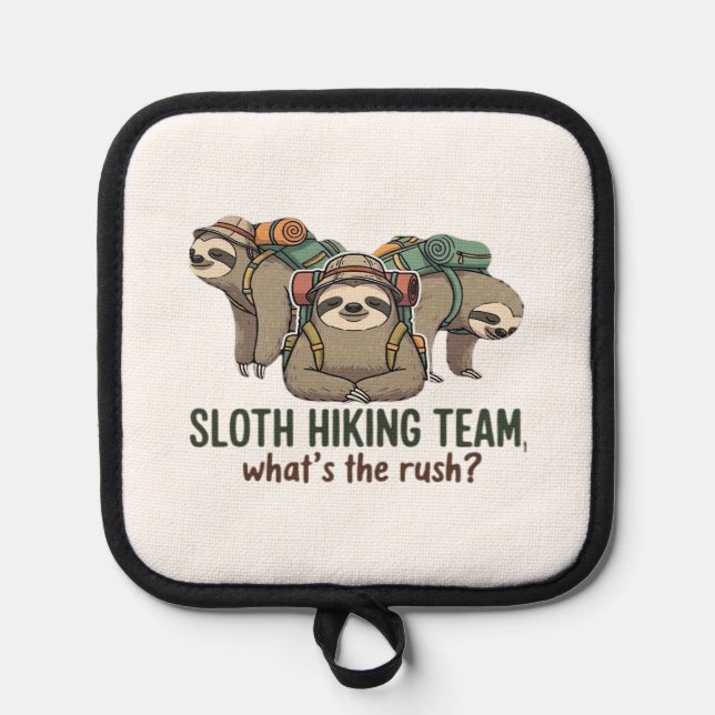 Porta Ollas Funny Sloth Hiking Classic T-Shirt_5 (Anverso)