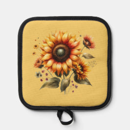 Porta Ollas Gran Soporte de Maceta de Girasol