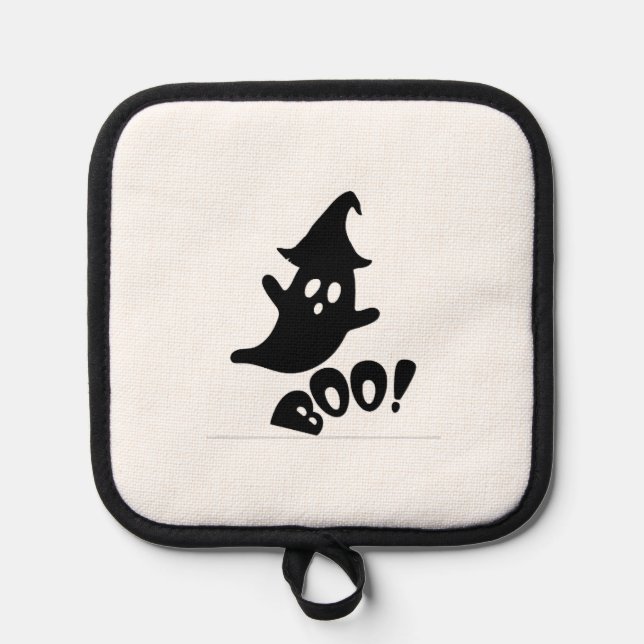 Porta Ollas Halloween boo                 (Anverso)
