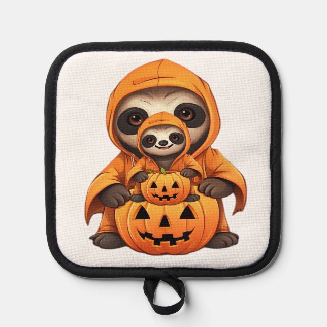Porta Ollas Halloween Cute Sloth Classic T-Shirt (Anverso)