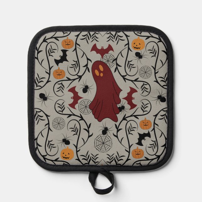 Porta Ollas Halloween del núcleo de la cabaña (Anverso)