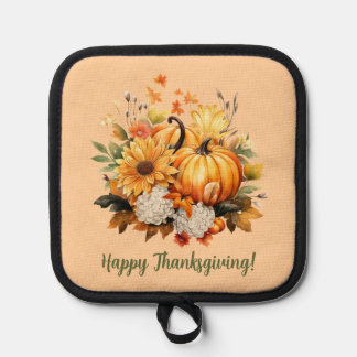 Porta Ollas Happy Thanksgiving Pumpkin Harvest Design
