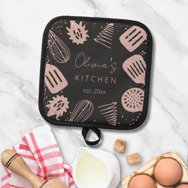 Porta Ollas Herramientas de Cocina Personalizadas con Brillo d (In situ)