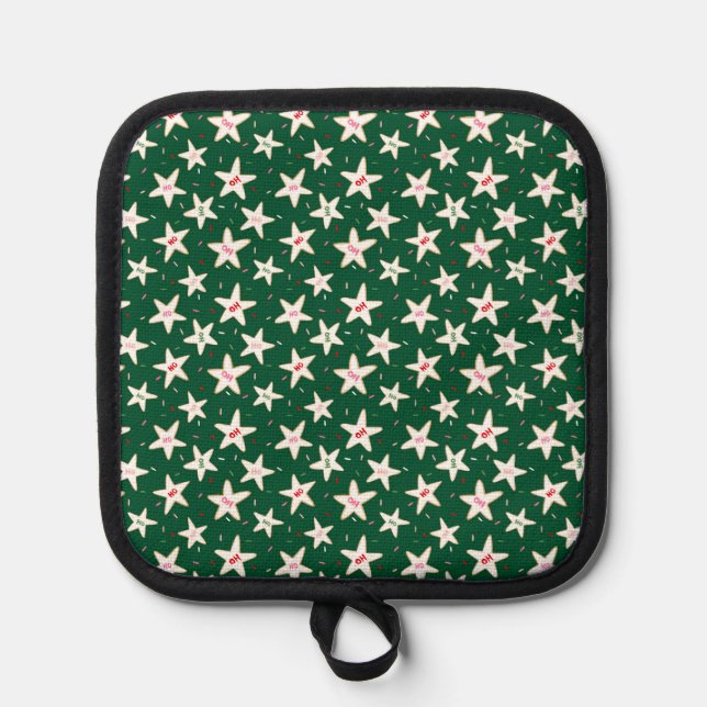 Porta Ollas Ho Ho Holiday Sugar Cookie Pattern (Anverso)
