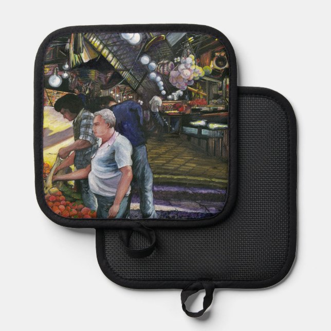 Porta Ollas Hombres de Comercio, Jerusalén (Anverso/Reverso)