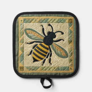 Porta Ollas Honeybee Faux Quilt Two