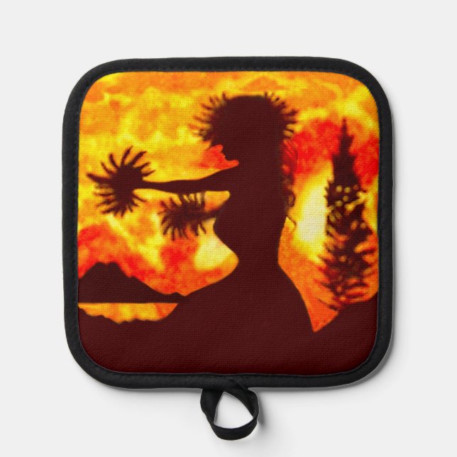 Porta Ollas Hula Dancer  (Anverso)