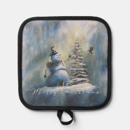 Porta Ollas Joyful Snowman