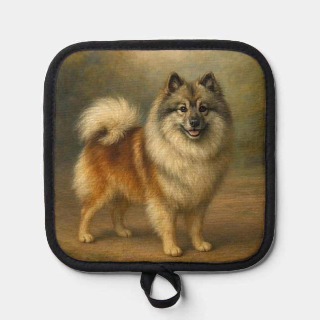 Porta Ollas Keeshond (Anverso)