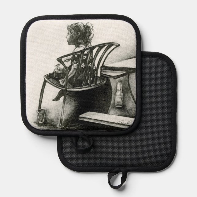 Porta Ollas La imaginación alimenta mi realidad (Anverso/Reverso)