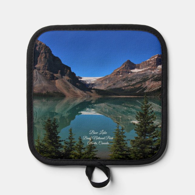 Porta Ollas Lago Bow En El Parque Nacional Banff, Alberta (Anverso)