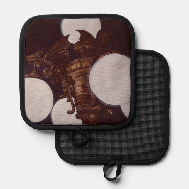 Porta Ollas Lamplight de las alas de Demon (Anverso/Reverso)