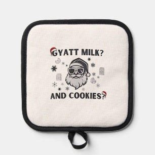 Porta Ollas Leche Gyatt y Galletas Santa Divertido Gen Alpha