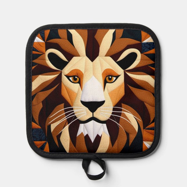 Porta Ollas Lion Quilt (Anverso)