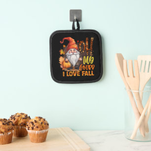Porta Ollas love Fall Cocina gnome estacional