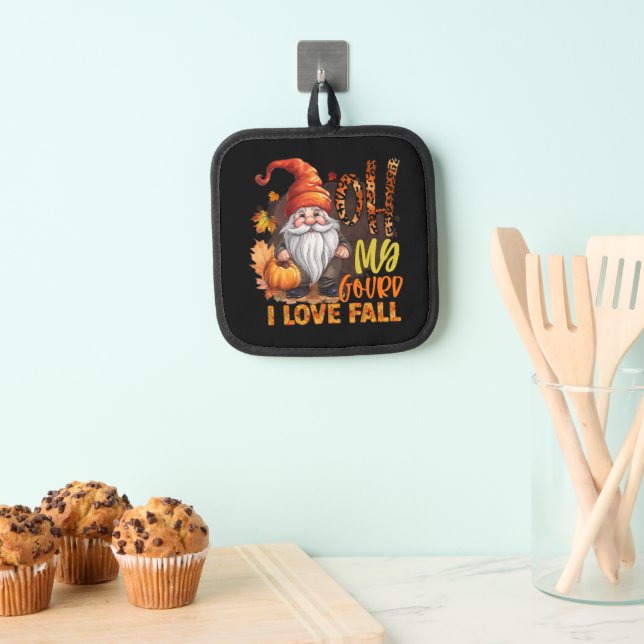 Porta Ollas love Fall Cocina gnome estacional (Insitu (colgante))