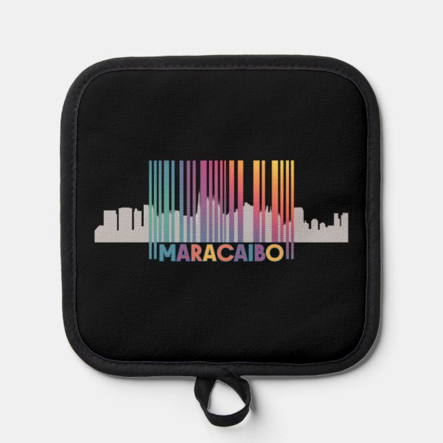 Porta Ollas Maracaibo City Barcode Art Latin Pride (Anverso)