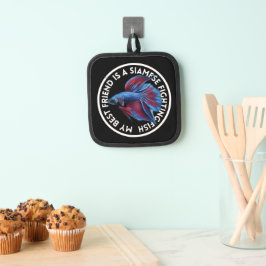 Porta Ollas Mejor Amigo Blue Red Betta Fish