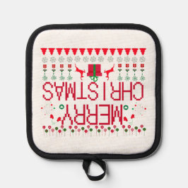 Porta Ollas "Merry Christmas Y'all" Ugly Sweater