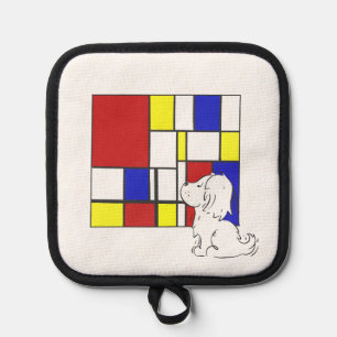 Porta Ollas Mondrian Inspirado Manzanilla