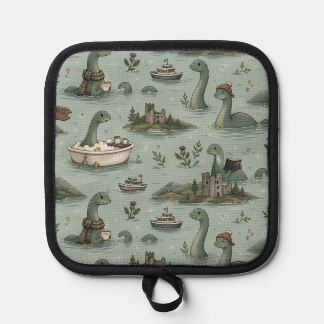 Porta Ollas Monstruo del Lago Ness (Anverso)
