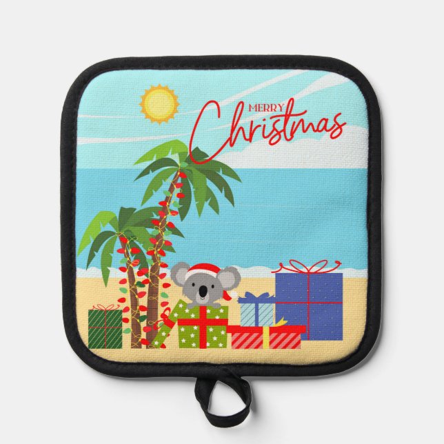 Porta Ollas Navidad en Australia (Anverso)