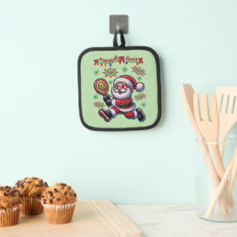 Porta Ollas Navidades de Pickleball Santa Claus
