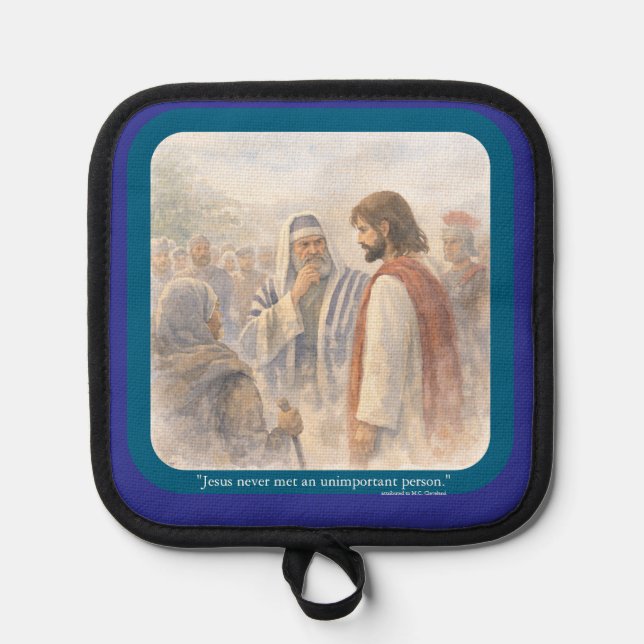 Porta Ollas Ninguna persona sin importancia (Anverso)