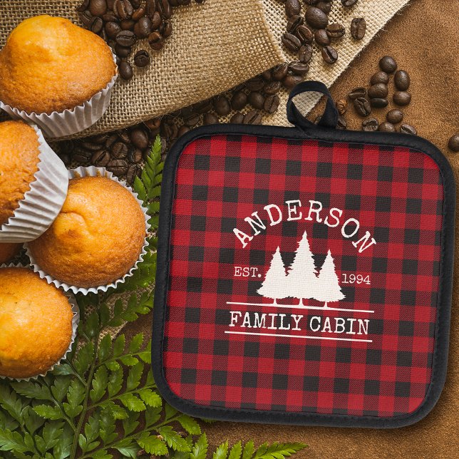 Porta Ollas Nombre de familia de la cabina Red Buffalo Tapado (A great addition to your kitchen.)