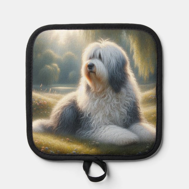 Porta Ollas Old English Sheepdog (Anverso)