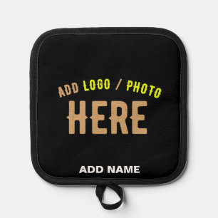 PORTA OLLAS PERSONALIZABLE MODERNO ESTILO NEGRO VERIFICADO MAR