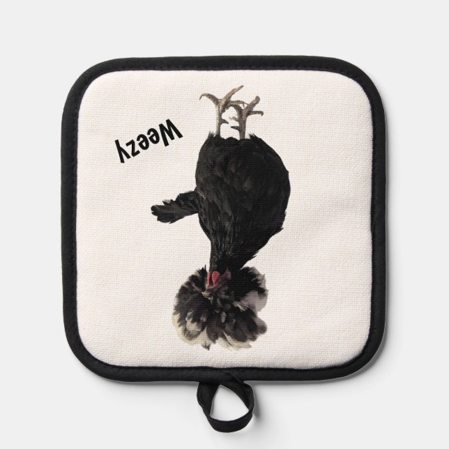 Porta Ollas Personalizable Polaco Porte de Pollo (Anverso)