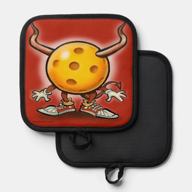 Porta Ollas Pickleball Demon (Anverso/Reverso)