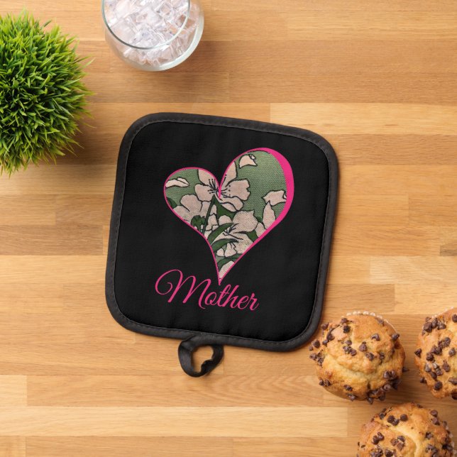 Porta Ollas Pink Blossom Green   (De arriba hacia abajo)