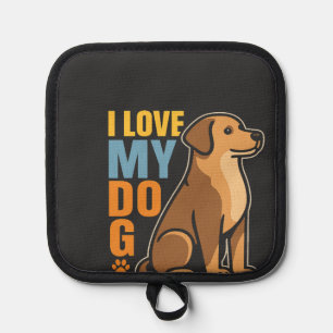 Porta Ollas Por qué amo a mi perro � Diseño conmovedor celebra