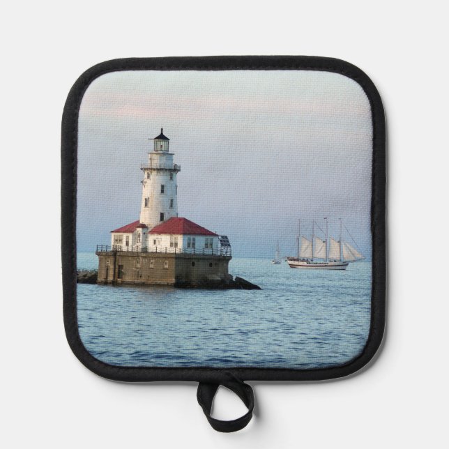 Porta Ollas Portafolio Chicago Breakwater Light & Windy II (Anverso)