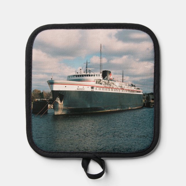 Porta Ollas Portatenedor de la olla de insignia (Anverso)