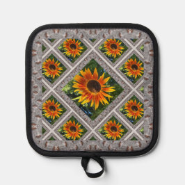 Porta Ollas Porte con girasoles alegres