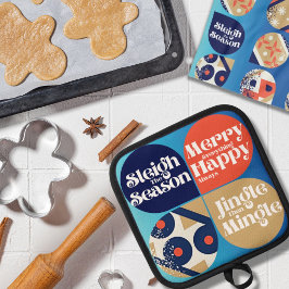 Porta Ollas Posa de cocina de Navidad moderna de mediados de s