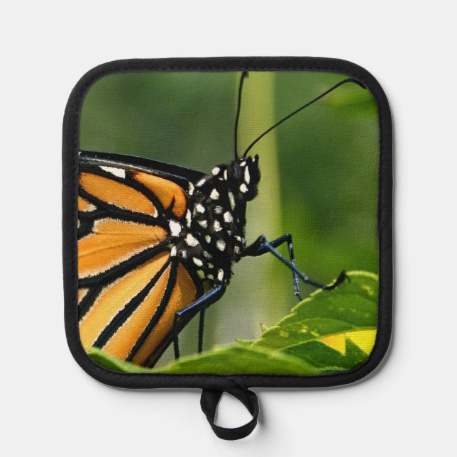 Porta Ollas Poster de mariposa monarca (Anverso)