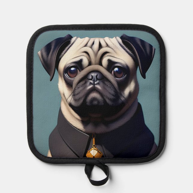 Porta Ollas Pug (Anverso)