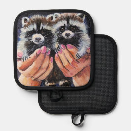 Porta Ollas Raccoon y soporte de cacerolas de manos