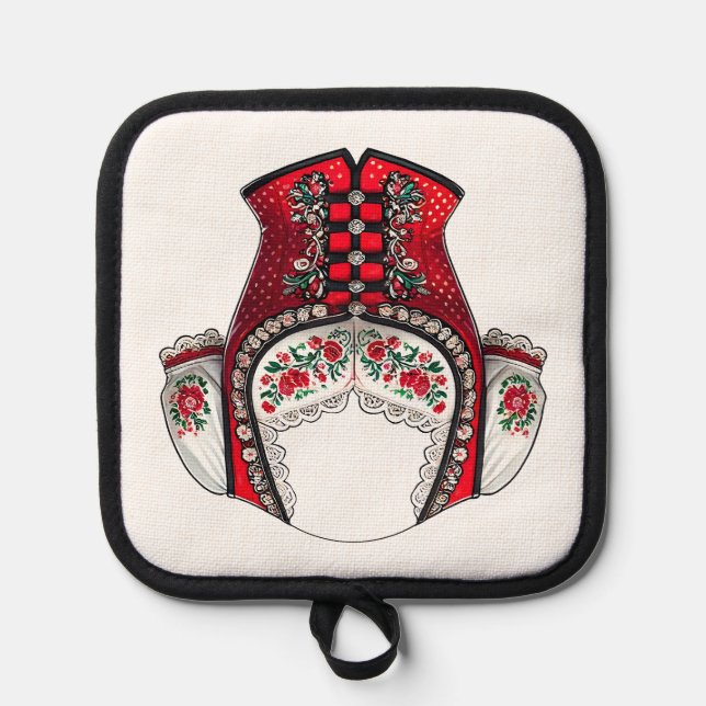 Porta Ollas Red Dirndl Top (Anverso)