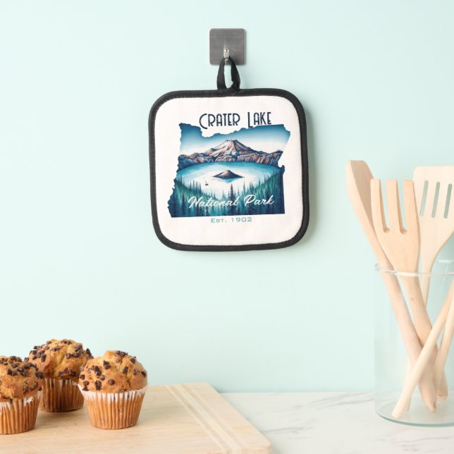 Porta Ollas Regalo de recuerdo del Crater Lake National Park (Insitu (colgante))