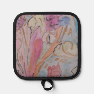 Porta Ollas Resumen Pastel Floral
