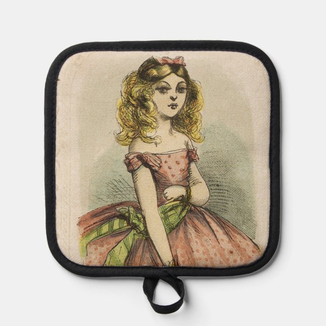 Porta Ollas Retro Romantic Valentine's Day Card, 19th century (Anverso)